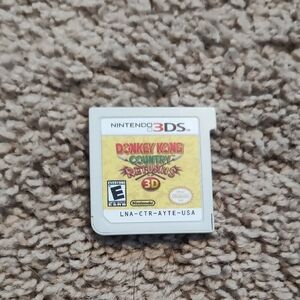 Nintendo 3DS Donkey Kong Country Returns 3D Cartridge - White